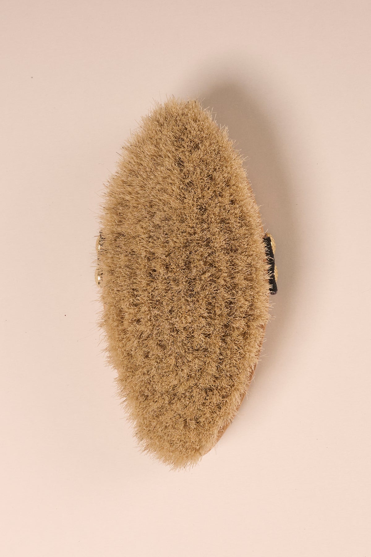 Set of 2 Natural Horse Hair Cellulite Black Rose Face Brush