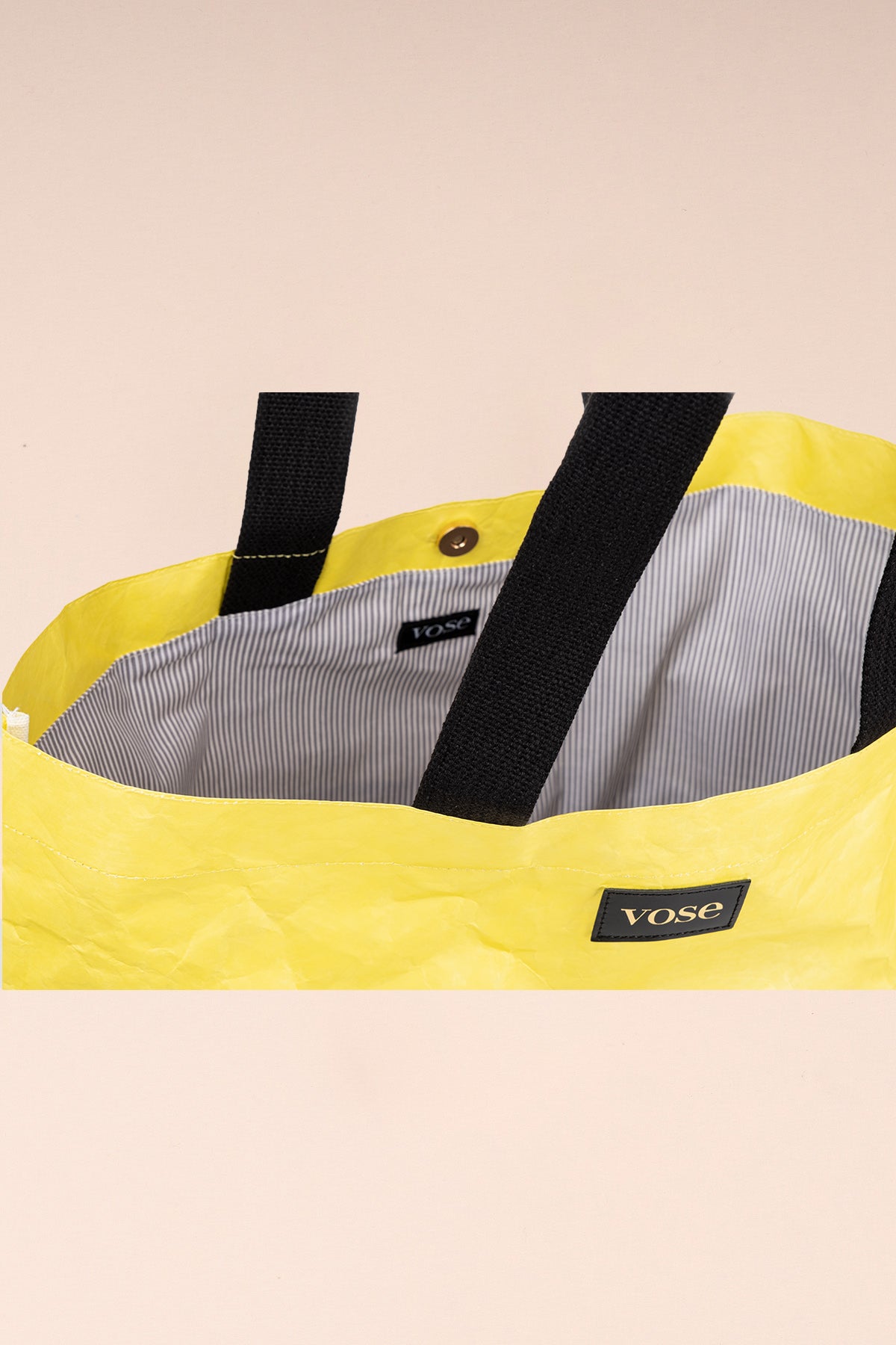 Eco-Friendly and Durable Shoulder Bag - Yellow & Salmon