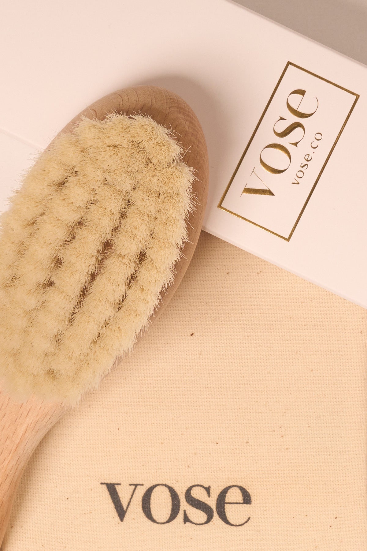 Ahşap Yumuşak Bebek Saç Fırçası 0 Ay + (Keçi Kılı)