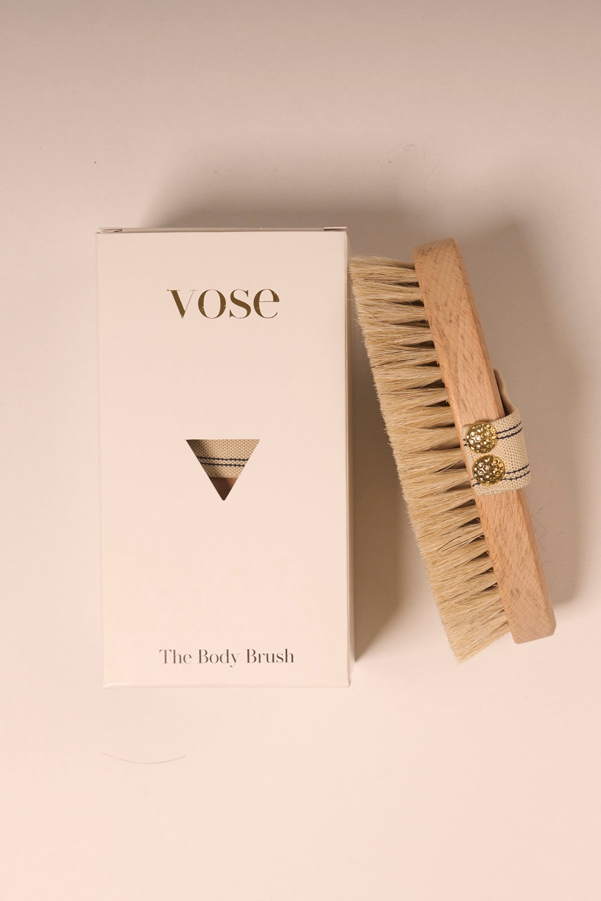 %100 Doğal At Kılı Selülit Fırçası - Vanilla