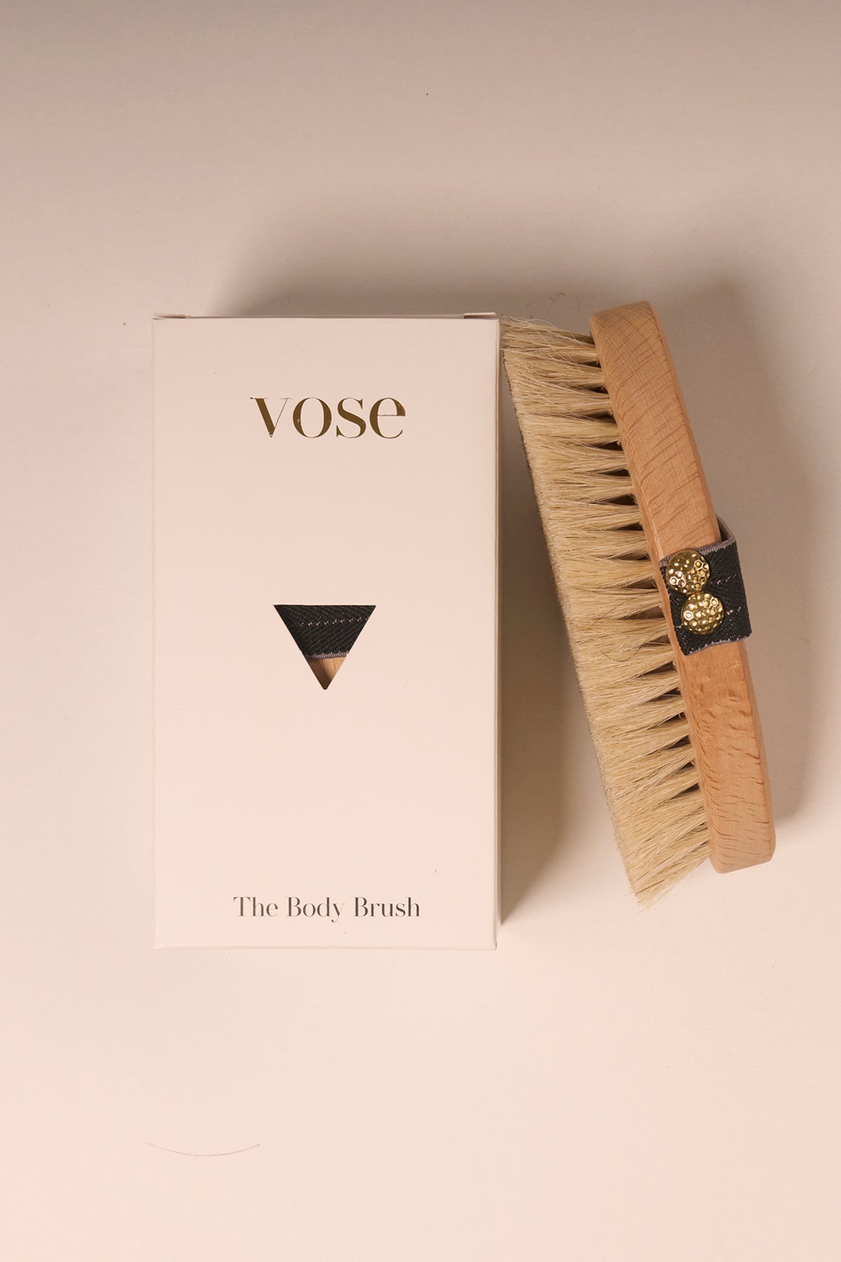 %100 Doğal At Kılı Selülit Fırçası - Black Rose