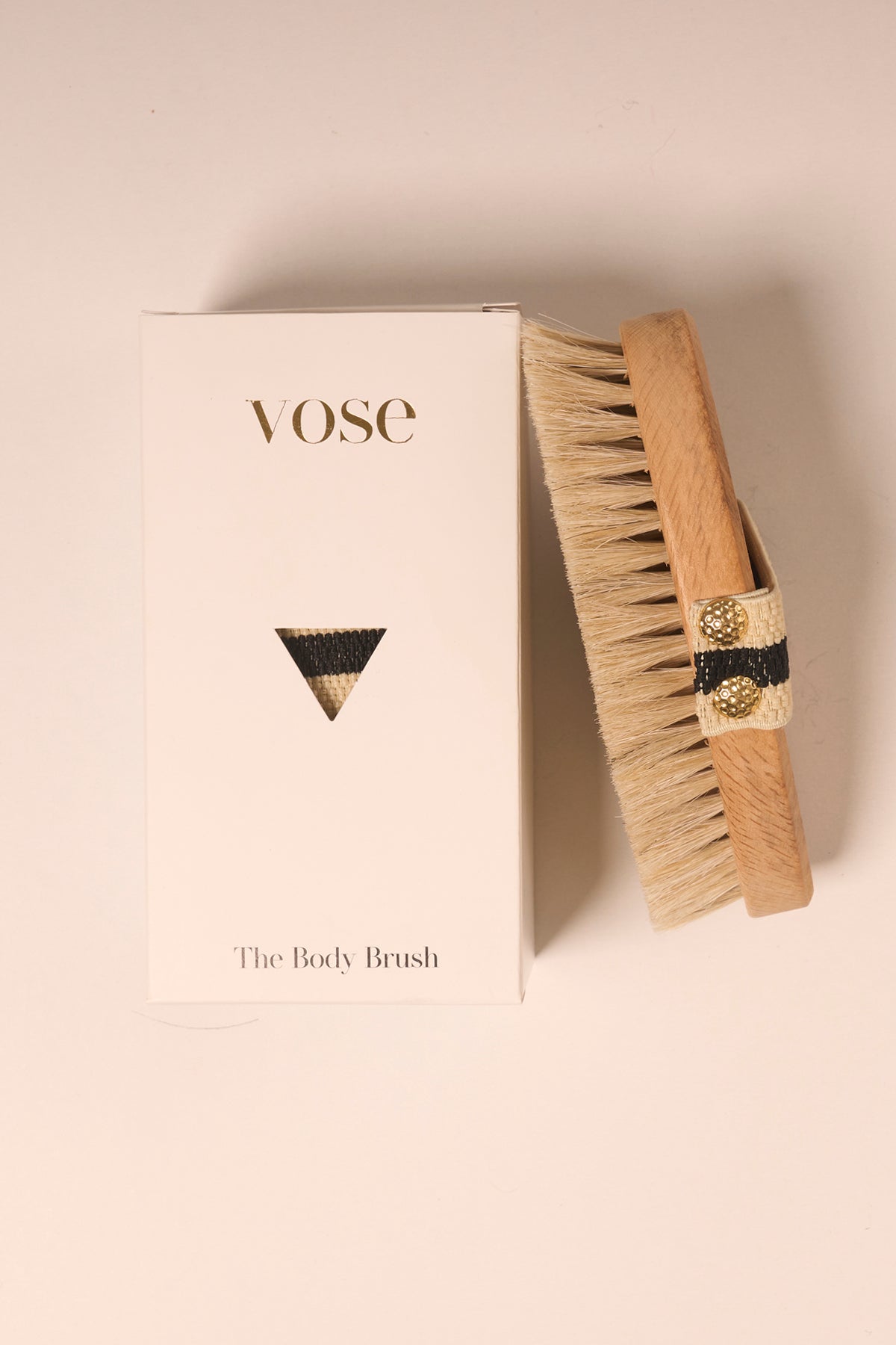 %100 Doğal At Kılı Selülit Fırçası - Lotus