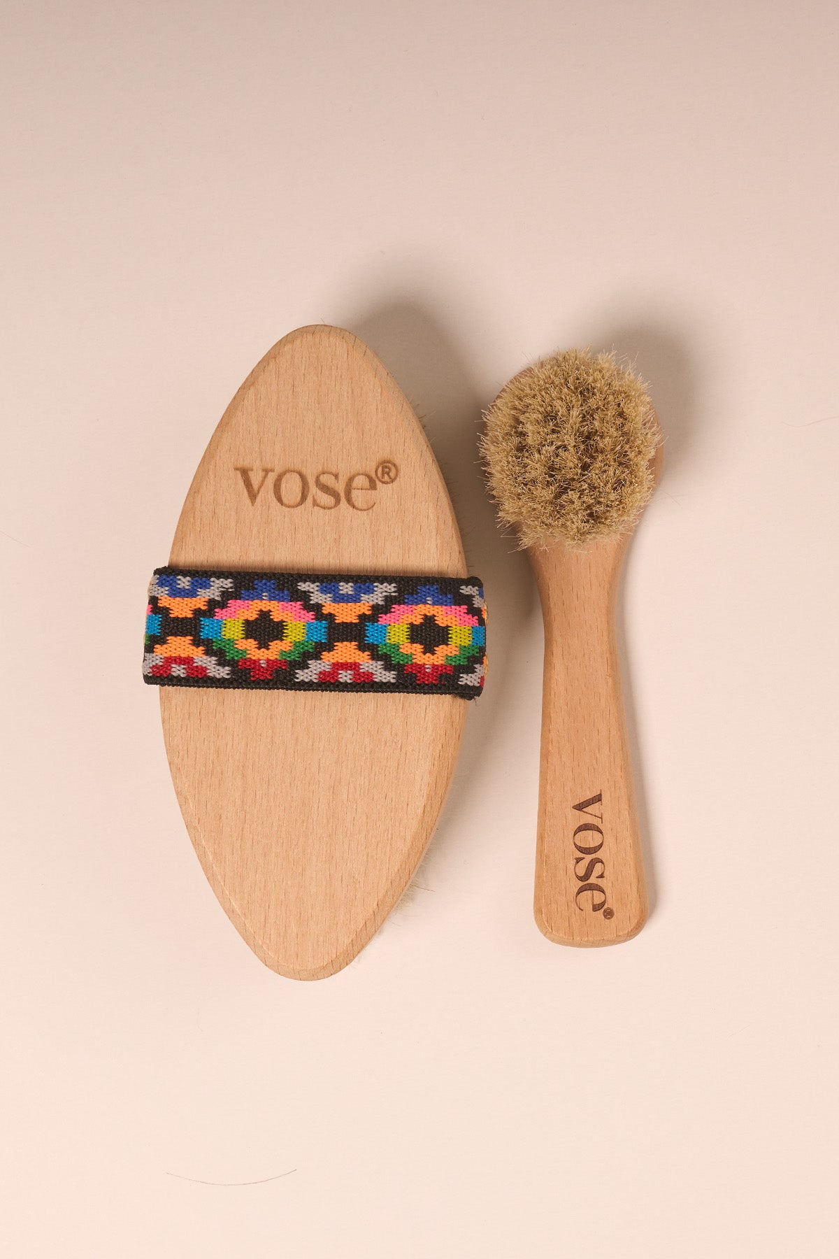 2li Set Doğal At Kılı Selülit Tulip + Yüz Fırçası