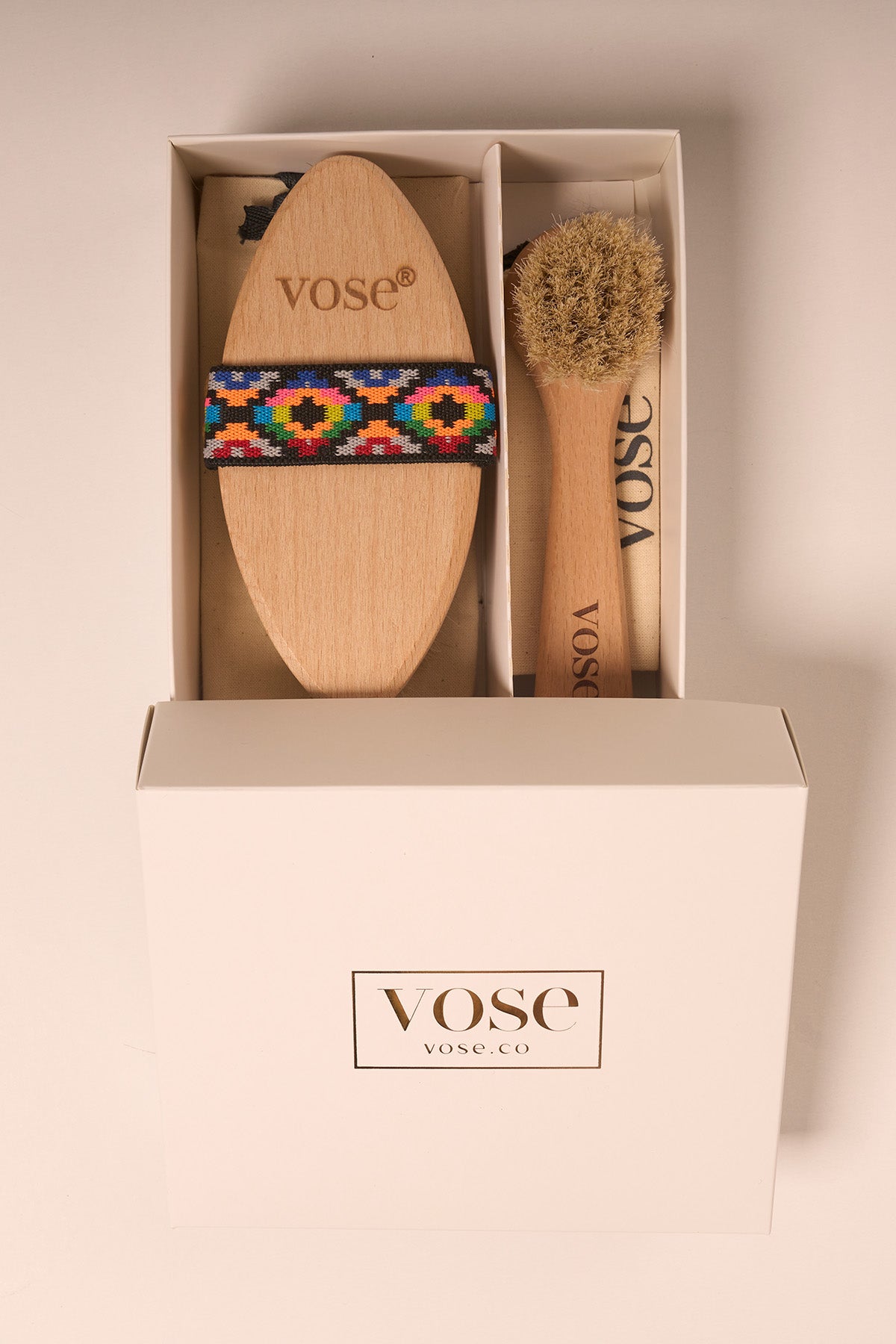 2li Set Doğal At Kılı Selülit Tulip + Yüz Fırçası