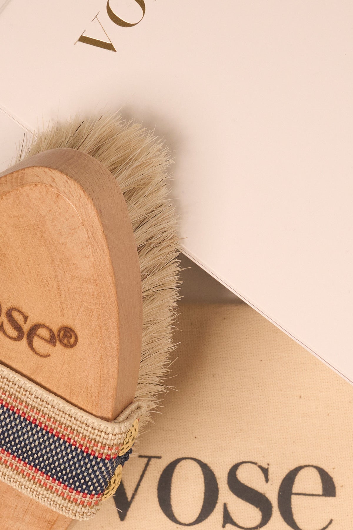 %100 Doğal At Kılı Selülit Fırçası - Magnolia