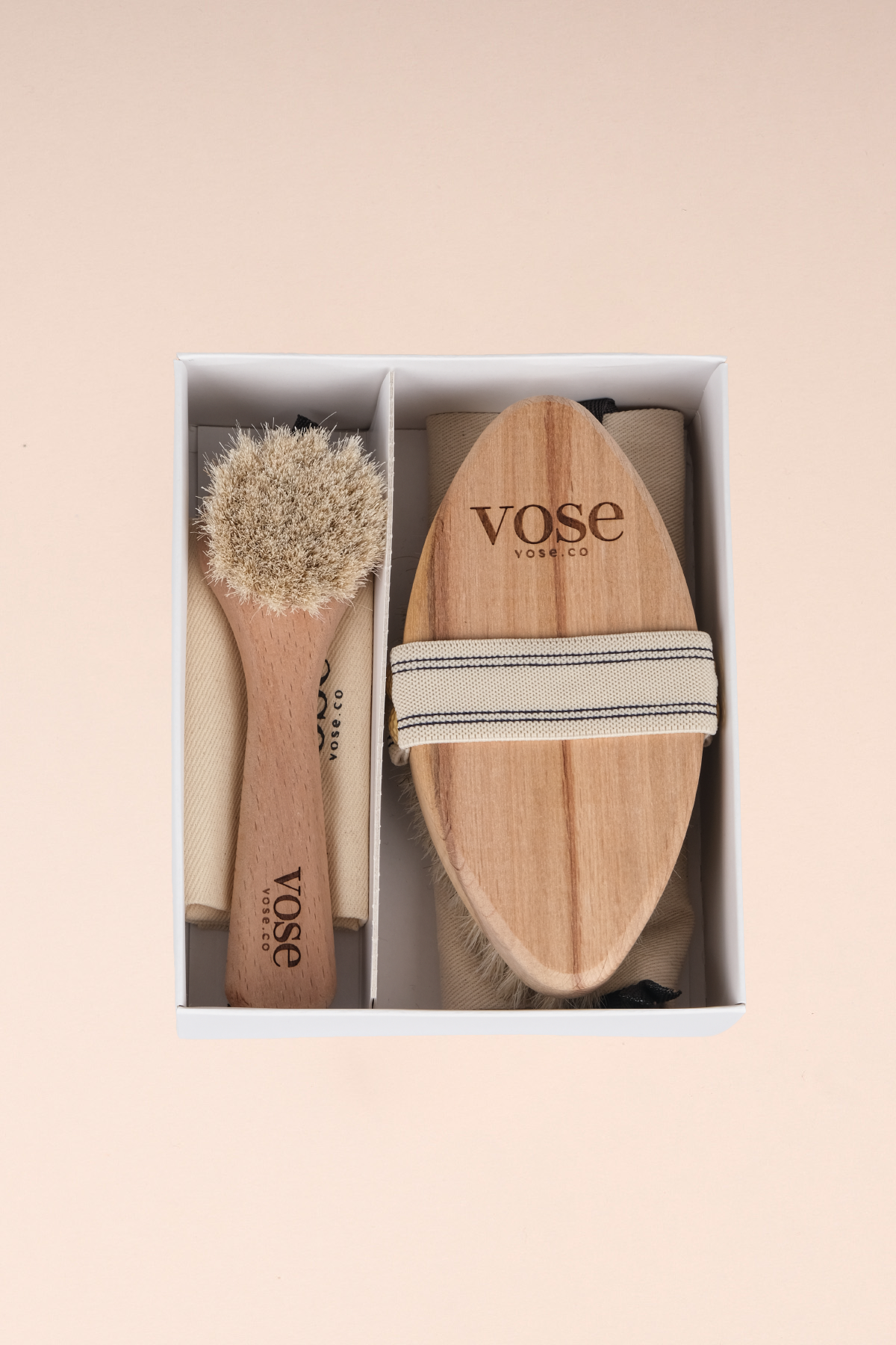 2' li Set Doğal At Kılı Selülit (Vanilla) + Yüz Fırçası