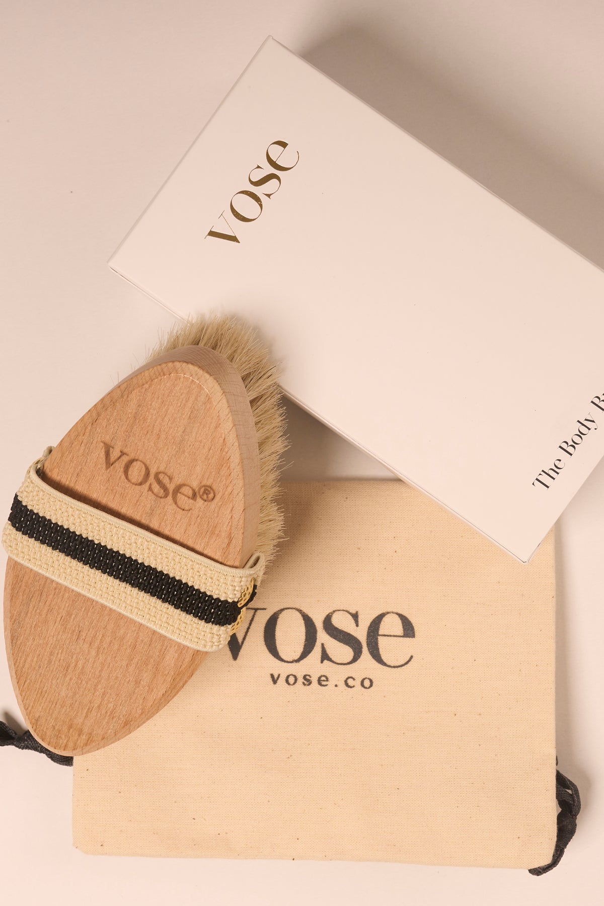 %100 Doğal At Kılı Selülit Fırçası - Lotus