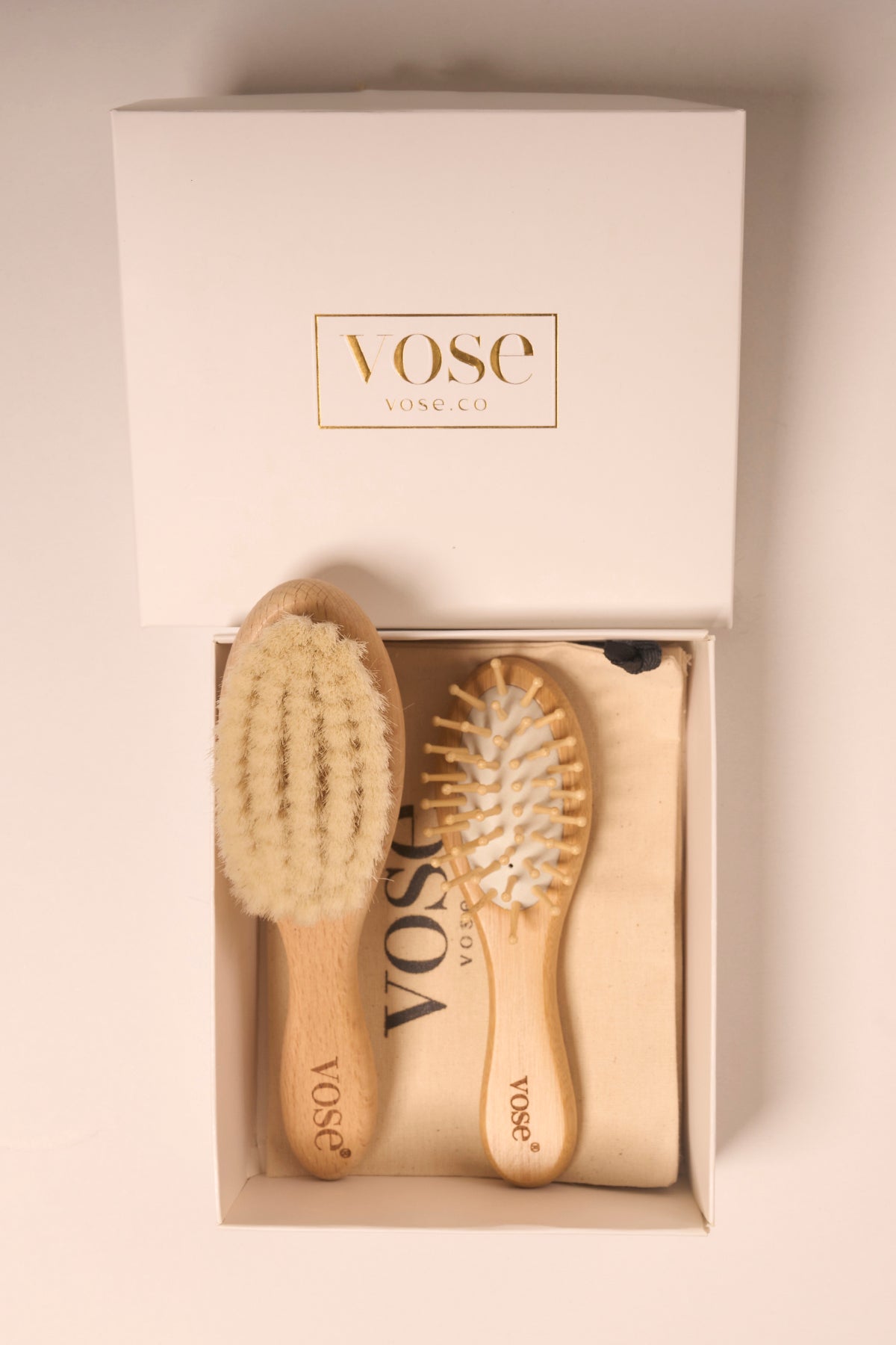 2'li Bambu Tarak & Keçi Kılı Fırça