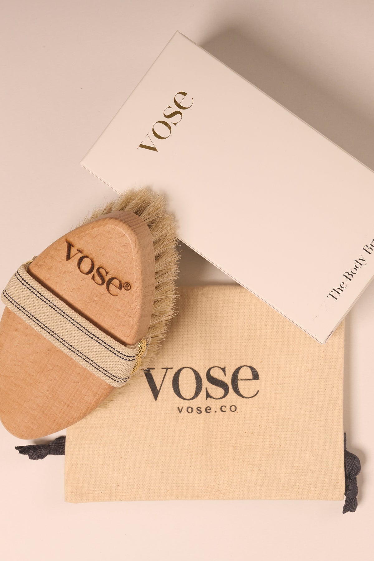 %100 Doğal At Kılı Selülit Fırçası - Vanilla