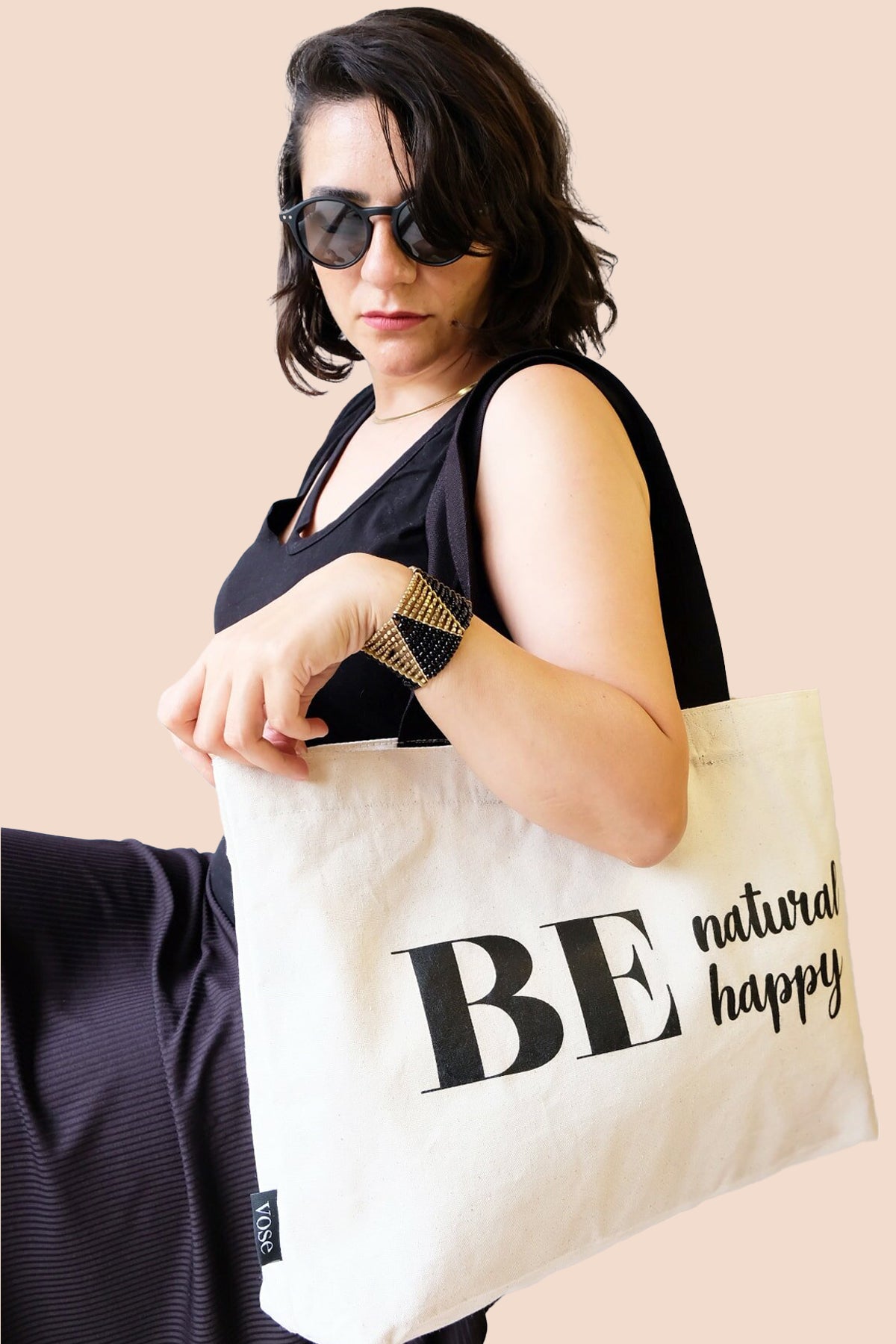Vose Happy Shopping Bag - Omuz Çantası